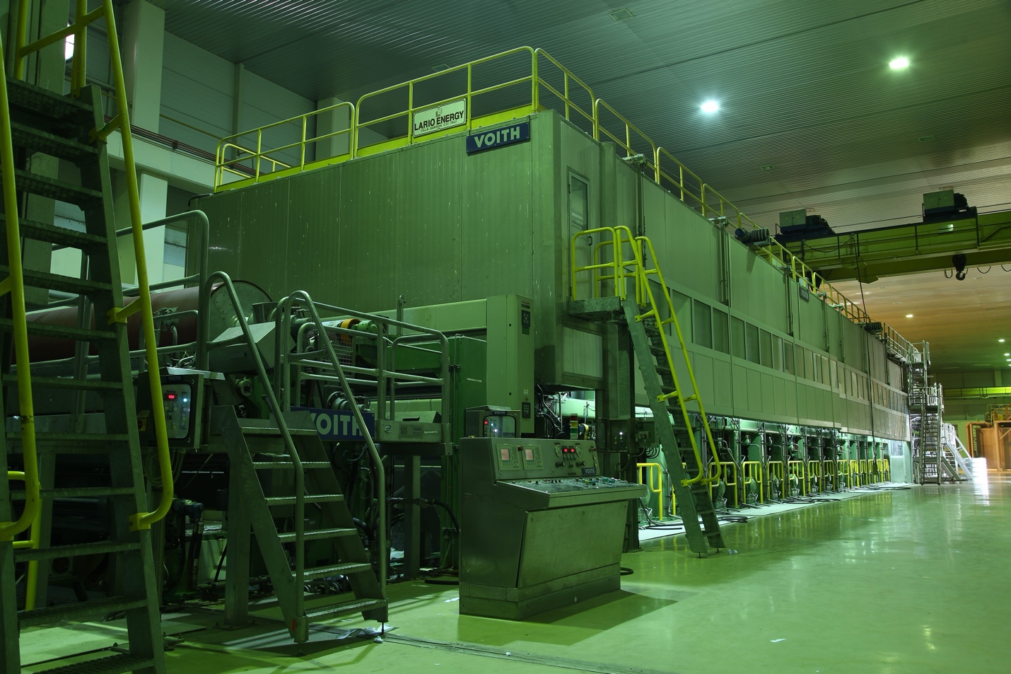 Inside the paper mill
