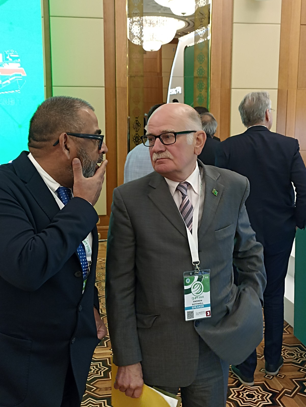 Company representatives and partners at the forum.